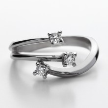 Anello Trilogy con brillanti "Gioia"