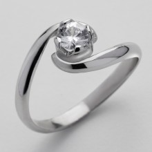 Anello Solitario con diamante "Firenze"