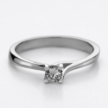Anello Solitario con diamante "Amea"