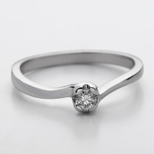 Anello Solitario con diamante "Lilla"