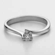 Anello Solitario con diamante "Tiziano"