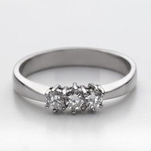 Anello Trilogy con diamanti "Venice"